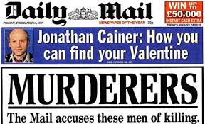 L'affaire stephen lawrence fait suite au meurtre d'un adolescent noir britannique, tué le 22 avril 1993 à l'âge de 18 ans lors d'une agression pendant qu'il attendait un autobus. Daily Mail Wins Praise For Stephen Lawrence Campaign Media News