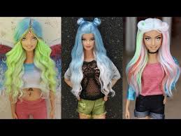 In fact, medium hair has the advantages of short and long the following are several modern medium hairstyles and ideas which you can follow. Doll Makeover Transformation Barbie Hairstyles And Clothes Repainting Barbie Doll
