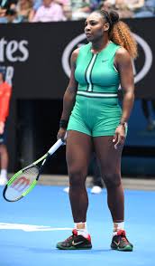 Her shorts couldn't be any shorter & she's constantly having to pull them down. Serena Williams Brought Back The Catsuit For The 2019 Australian Open Glamour