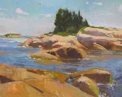 Pin By Maurice Schoenmakers On Colin Page Painting Painting Studio Ocean Painting