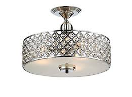 Saint Mossi Chandelier Modern K9 Crystal Raindrop Chandelier Lighting Flush Mount Led Ceiling Light Fixture Pendant Lamp Blinkee Com