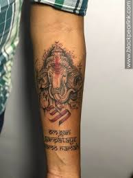 Simple ganesha tattoos on wrist how to create a simple design please like share subscribe easy home make tattoo in just 5 minutes. Auspicious Ganesha Tattoos To Bless Your Day