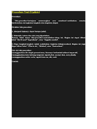 Check spelling or type a new query. Contoh Soal Procedure Text Essay Sedang