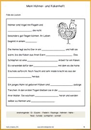 Huhner Und Kuken Lehrmittel Deutsch Lernen Lernen