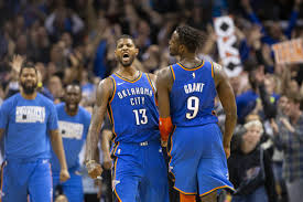 Links to utah jazz vs. Thunder Vs Jazz Final Score Paul George Hits Game Winner In Double Ot 148 147 Welcome To Loud City