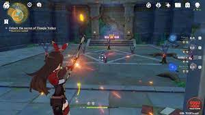 Head over there and speak to ying'er. Genshin Impact Tianqiu Valley Secret Fire Puzzle