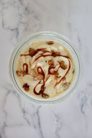 macadamia nut and vanilla ice cream