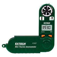 Extech 45168CP Thermo-Anemometer Mini with Built-in ...