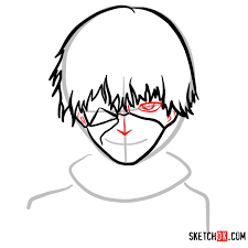 Drawing tokyo ghoul manga painting sketch, tokyo ghoul, watercolor painting, angle, white png. How To Draw Ken Kaneki Ghoul In A Mask Tokyo Ghoul Sketchok