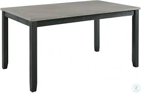 Shop our best selection of black kitchen & dining room table sets to reflect your style and inspire your home. Kona Gray And Black 6 Piece Dining Room Set From Elements Furniture Coleman Furniture