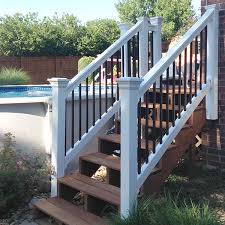 Whether you need an entire kit for . The Bradford Vinyl Stair Rail Kit By Durables Decksdirect