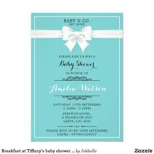 Breakfast At Tiffany S Baby Shower Invitation Invite All Your Loved Ones Tiffany Baby Shower Invitations Tiffany Baby Showers Tiffany Bridal Shower Invitations