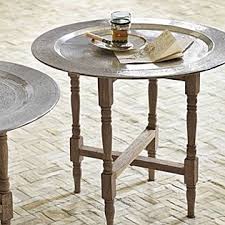 Hammered Metal Tray Table Buy Modern Furniture Tray Table Side Table