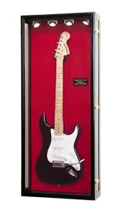 As this pinterest project shows, you can easily convert a basic wardrobe cabinet into a brilliant guitar cabinet by modifying the shelves to suit your storage needs. Clear Viewing Guitar Display Case Cabinet Wall Rack For Fender Etsy