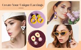 20Pcs/Set Polymer Clay Cutters Flower Cloud Earstuds Pendant Jewelry Making  Multi Shaped Soft Pottery Clay Jewelry Embossed Mold