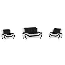 Dark brown (32) blue (15) white (11) gray (8) black (6) light brown (1) material. Black White Kingway Furniture Gilan Faux Leather Living Room Loveseat Sofas Couches Home Kitchen Vit Edu Au