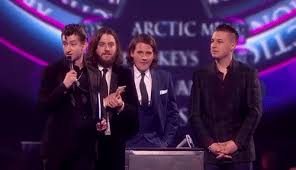 Alex turner describes arctic monkeys Alex Turner Mic Drop Gif Gfycat
