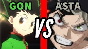 With tenor, maker of gif keyboard, add popular gon freecs transformation animated gifs to your conversations. Gon Freecss Vs Asta Hunter X Hunter 2011 Black Clover Youtube