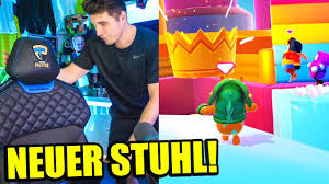 Endlich Mein Neuer Gaming Stuhl Fall Guys Youtube