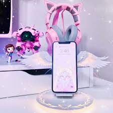 angelic wireless charger gamer room decor game room design gaming room setup