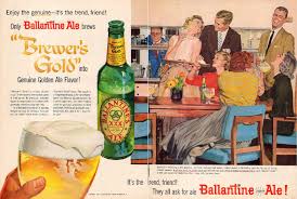 Image result for White 1957 Ballatine Ale Company