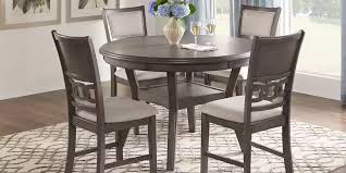 Brookgate Gray 5 Pc Round Dining Set Rooms To Go Dining Room Sets Round Dining Set Rooms To Go Furniture