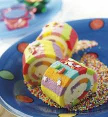 Recette De Gateau Roule Suisse Arc En Ciel Gateau Roule Recette Gateau Roule Gateau Savoureux