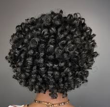 Rod Set On Natural Hair Adellsnaturals In 2020 Natural Hair Salons Natural Hair Styles 4c Natural Hair