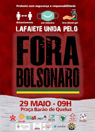 Com posicionamento unânime contra bolsonaro, movimentos se preocupam com medidas de precaução para evitar exposição ao vírus no #29m. Vai Ter Fora Bolsonaro Em Lafaiete Pt Lafaiete