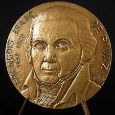 MEDALLA FRANCOIS ISAAC De Rivaz Inventor Motor A Carreta Ref20189J EUR  94,23