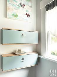 Take advantage of a free corner wall and add a little shelving unit like 2lg studio did here. 13 Genius Over The Toilet Storage Solutions Better Homes Gardens