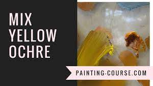 In this color mixing video tutorial i want to show you how to make yellow ochre color by mixing different primary colors to make yellow ochre color.yellow oc. Mix Yellow Ochre With Just Yellow Red And Black Youtube