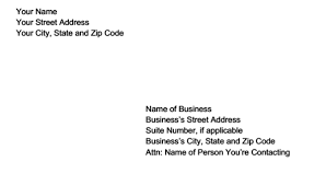 Addressing business envelopes 1 write the name of the person on the top line. How To Address A Resume Envelope