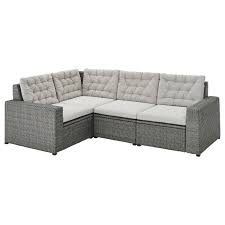 Solleron Modulecksofa 3 Sitzig Aussen Dunkelgrau Kuddarna Grau Ikea Osterreich Modular Corner Sofa Outdoor Seat Pads Corner Sofa