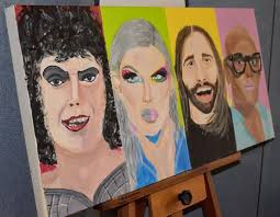 Emerging young artists: Patron donates money to student artists at fair