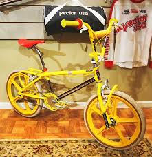1984 Vector Unlimited Fs Bmx Flatland Bmx Golden Bike