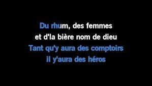 Pourtant, elle rencontra une femme qui se retourna en c'était une étroite cuve naturelle creusée par l'eau dans un sol glaiseux, profonde d'environ deux pieds, entourée de mousses et de ces grandes. Karaoke Du Rhum Des Femmes Soldat Louis Cdg Mp4 Kfn Version Karaoke
