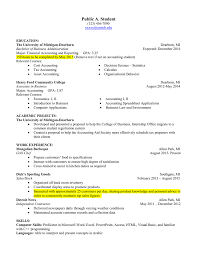 The insertion of content is thus done quickly and succeeds even. Internship Resume Template University Of Michigan