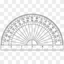 printable protractor and ruler protractor print out clipart 2830484 pikpng