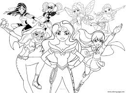 The figures all represent a female counterpart to batman. Dc Superhero Girls Coloring Pages Printable