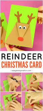All occasion cards for kids to make this is the homemade card that prompted this post: Reindeer Christmas Card Easy Peasy And Fun