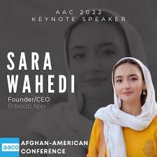 𝗠𝗲𝗲𝘁 𝗼𝘂𝗿 𝗔𝗔𝗖 𝟮𝟬𝟮𝟮 𝗞𝗲𝘆𝗻𝗼𝘁𝗲 𝗦𝗽𝗲𝗮𝗸𝗲𝗿, 𝗦𝗮𝗿𝗮  𝗪𝗮𝗵𝗲𝗱𝗶!] Sara Wahedi is the CEO and Founder of Ehtesab, Afghanistan's  first civic technology startup. Ehtesab has been providing real-time  security and city service alerts