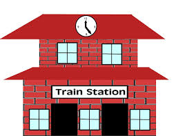 Train Station Copy Jpg 1600 1236 Train Station Thomas The Train Party Train Silhouette