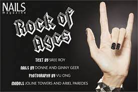 Rock Of Ages Heavy Metal Nail Art Heavy Metal Nails Beauty Hacks Nails Heavy Metal