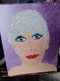 Zoom in: Look in the pupil iris … at the faces and figures around me. This  SUPER CREEPY! My eye when dilated this week. I felt fine tho g in the room.