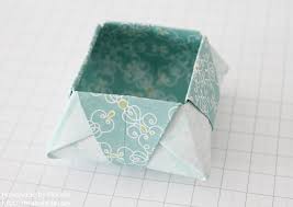 Daher empfehle ich, bevor die verpackung zerrissen wird, einen tipp zum öffnen geben! Stampin Up Anleitung Tutorial Origami Box Schachtel Verpackung Star Box 070 Basteln Mit Stampin Up