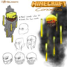 How To Draw Burning Blaze (Minecraft) - Youtube
