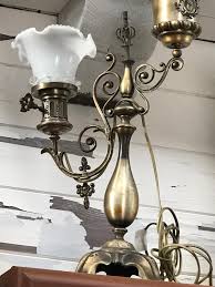 Lampada liberty in ottone - La Casa dell'Usato Napoli