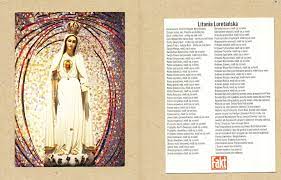 Litania loretańska do matki bożej to modlitwa, którą tradycyjnie odmawiamy na nabożeństwach. Obrazek Swiety Litania Loretanska 7677819357 Oficjalne Archiwum Allegro