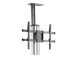 Heavy duty rolling tv stand. Product Startech Com Heavy Duty Rolling Portable Tv Cart Stand With Wheels 32 To 75 Inch Adjustable Rotating Mobile Flat Panel Screen Mount Stndmtv70 Cart